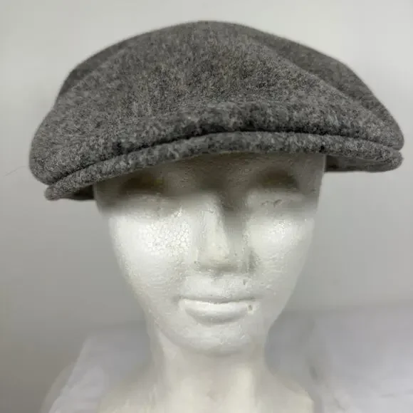 Vintage Kangol Wool Flat Cap Made in England Newsboy Driving Style One Size